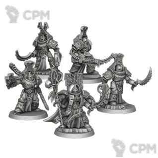 Описание картинки Scarab Occult Terminators от MrMetalHorror по цене 1 300руб | Свободный Рынок Миниатюр - СРМ