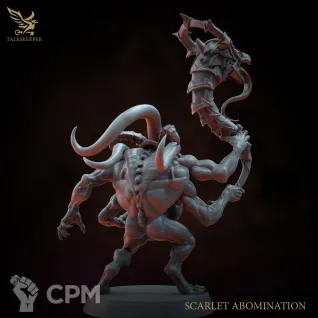 Описание картинки SCARLET ABOMINATIONS от Manufactorum76 по цене 1 500руб | Свободный Рынок Миниатюр - СРМ