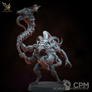 Описание картинки SCARLET ABOMINATIONS от Manufactorum76 по цене 1 500руб | Свободный Рынок Миниатюр - СРМ