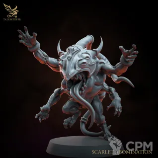 Описание картинки SCARLET ABOMINATIONS от Manufactorum76 по цене 1 500руб | Свободный Рынок Миниатюр - СРМ