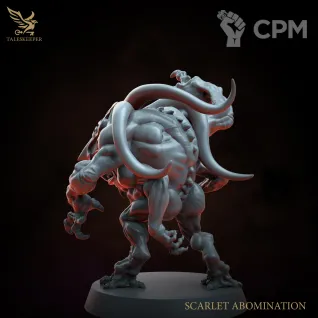 Описание картинки SCARLET ABOMINATIONS от Manufactorum76 по цене 1 500руб | Свободный Рынок Миниатюр - СРМ