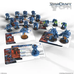 Описание картинки StarCraft: Two Player Starter Set Founders Edition (предзаказ) от Miniature Wargames по цене 21 950руб | Свободный Рынок Миниатюр - СРМ