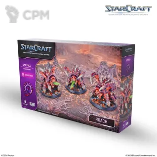Описание картинки StarCraft: Roach - Zerg - Expansion Set (предзаказ) от Mini Wargame по цене 4 950руб | Свободный Рынок Миниатюр - СРМ