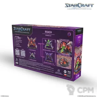 Описание картинки StarCraft: Roach - Zerg - Expansion Set (предзаказ) от Mini Wargame по цене 4 950руб | Свободный Рынок Миниатюр - СРМ