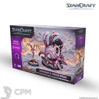 Описание картинки StarCraft: Kerrigan &amp; Omega Worm - Zerg - Hero Expansion Set (предзаказ) от Mini Wargame по цене 4 950руб | Свободный Рынок Миниатюр - СРМ