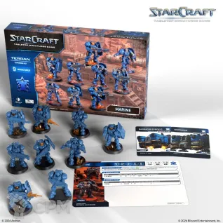 Описание картинки StarCraft: Marine - Terran - Expansion Set (предзаказ) от Mini Wargame по цене 4 950руб | Свободный Рынок Миниатюр - СРМ