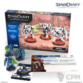 Описание картинки StarCraft: Medic - Terran - Expansion Set (предзаказ) от Miniature Wargames по цене 2 450руб | Свободный Рынок Миниатюр - СРМ