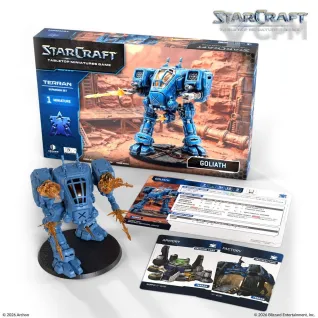 Описание картинки StarCraft: Goliath - Terran - Expansion Set (предзаказ) от Miniature Wargames по цене 4 950руб | Свободный Рынок Миниатюр - СРМ
