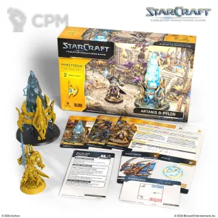 Описание картинки StarCraft: Artanis &amp; Pylon - Protoss - Hero Expansion Set (предзаказ) от Mini Wargame по цене 4 950руб | Свободный Рынок Миниатюр - СРМ