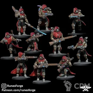 Описание картинки Scavenger Scouts Reborn от Zakat-3D по цене 100руб | Свободный Рынок Миниатюр - СРМ