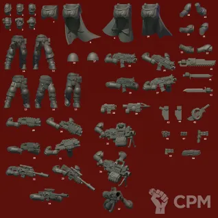 Описание картинки Scout Squad от 3D and painting по цене 1 000руб | Свободный Рынок Миниатюр - СРМ