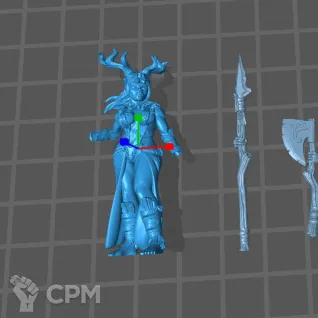 Описание картинки Warlock wood elf от Северная печать по цене 160руб | Свободный Рынок Миниатюр - СРМ