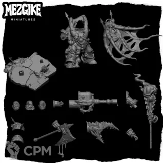 Описание картинки Heavy dredge lord, multipart set от 3Д-Печка по цене 450руб | Свободный Рынок Миниатюр - СРМ