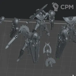 Описание картинки The Oathbound Phalanx, Skeleton Warriors от Северная печать по цене 180руб | Свободный Рынок Миниатюр - СРМ
