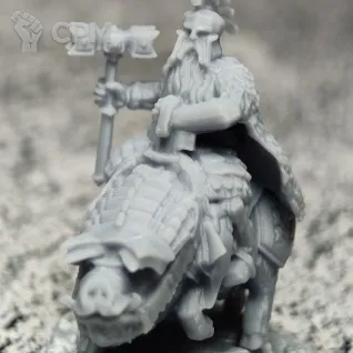 Описание картинки Dain Ironfoot, Lord of the Iron Hills от 3Д-Печка по цене 350руб | Свободный Рынок Миниатюр - СРМ