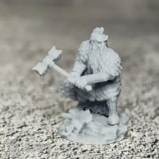 Описание картинки Dain Ironfoot, Lord of the Iron Hills от 3Д-Печка по цене 350руб | Свободный Рынок Миниатюр - СРМ