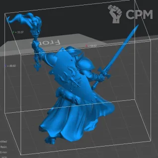 Описание картинки Cadoc the Bold, Adventuring Squire от Северная печать по цене 250руб | Свободный Рынок Миниатюр - СРМ
