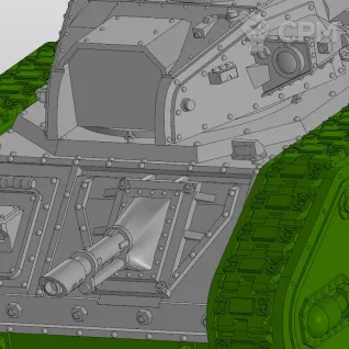 Описание картинки Leman Russ battle tank Mars Alpha pattern upgraid kit scan от Хижина Мопса по цене 2 000руб | Свободный Рынок Миниатюр - СРМ