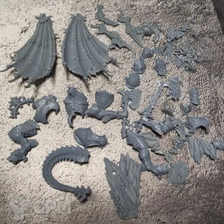 Описание картинки Angron Daemon Primarch of Khorne( скан) от 3Д-Печка по цене 1 750руб | Свободный Рынок Миниатюр - СРМ