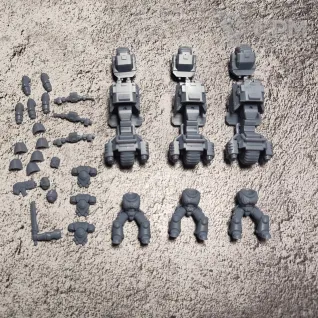 Описание картинки Space Marines Bikers от 3Д-Печка по цене 1 000руб | Свободный Рынок Миниатюр - СРМ