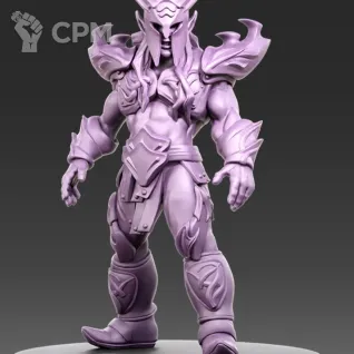 Описание картинки Dark Elf - Tormented Spartans от 3Д-Печка по цене 2 500руб | Свободный Рынок Миниатюр - СРМ