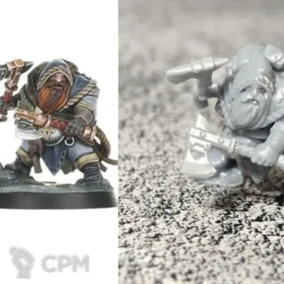 Описание картинки Darkwater:Drolf Ironhead (скан) от 3Д-Печка по цене 300руб | Свободный Рынок Миниатюр - СРМ