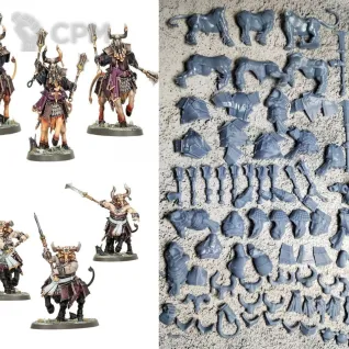 Описание картинки Bull Centaurs / Anointed Sentinels от 3Д-Печка по цене 1 500руб | Свободный Рынок Миниатюр - СРМ