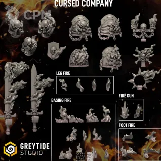 Описание картинки Cursed Company от 3Д-Печка по цене 300руб | Свободный Рынок Миниатюр - СРМ