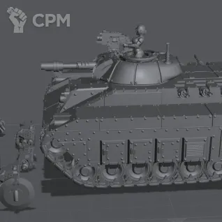 Описание картинки Chimera  Химера с девушкой стрелком от Подземный человек по цене 2 660руб | Свободный Рынок Миниатюр - СРМ
