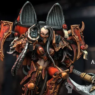 Описание картинки Chaos Lord with Jump Pack(Альт) от 3Д-Печка по цене 400руб | Свободный Рынок Миниатюр - СРМ