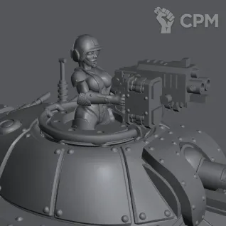 Описание картинки Chimera  Химера с девушкой стрелком от Подземный человек по цене 2 660руб | Свободный Рынок Миниатюр - СРМ