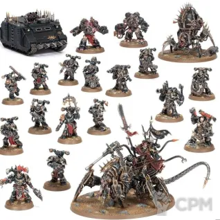 Описание картинки Chaos Space Marines армия 2000 pts от Миньки Молота Войны по цене 22 000руб | Свободный Рынок Миниатюр - СРМ