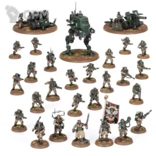 Описание картинки Astra Militarum армия 2000 pts от Миньки Молота Войны по цене 22 000руб | Свободный Рынок Миниатюр - СРМ