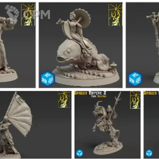 Описание картинки Миниатюры Катая от Titan Forge и Wrath of Kings от VanMal по цене 7 600руб | Свободный Рынок Миниатюр - СРМ