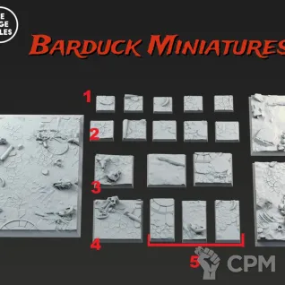 Описание картинки Базы/Подставки Beastmen Квадратные 20мм от Barduck Miniatures по цене 419руб | Свободный Рынок Миниатюр - СРМ
