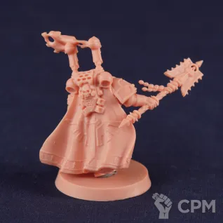Описание картинки Interrogator Chaplain Seraphicus | 3D Печать от МАНУФАКТОРИУМ по цене 400руб | Свободный Рынок Миниатюр - СРМ