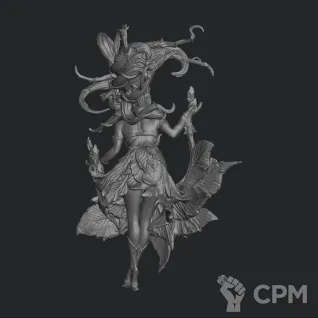 Описание картинки Flower Witch от Manufactorum76 по цене 350руб | Свободный Рынок Миниатюр - СРМ