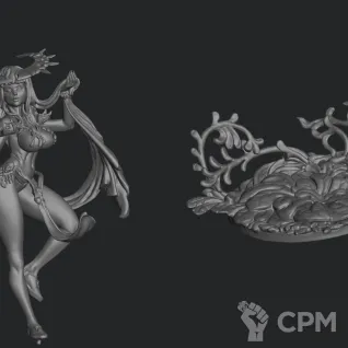 Описание картинки Pinup Apotheosis (Remastered) от Manufactorum76 по цене 220руб | Свободный Рынок Миниатюр - СРМ
