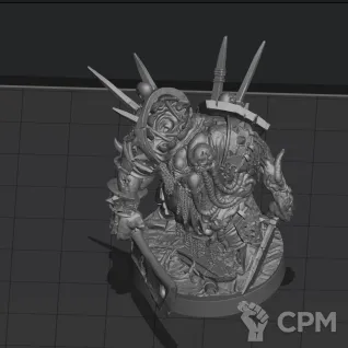 Описание картинки The Great Hunger - Butcher Knight от Manufactorum76 по цене 600руб | Свободный Рынок Миниатюр - СРМ