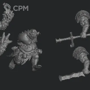 Описание картинки Seething Black - Trolls от Manufactorum76 по цене 800руб | Свободный Рынок Миниатюр - СРМ