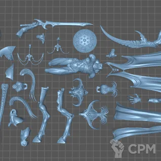 Описание картинки Keeper of Secrets от Fantasy Miniatures по цене 2 000руб | Свободный Рынок Миниатюр - СРМ