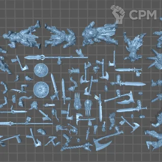 Описание картинки Darkoath Savagers от Fantasy Miniatures по цене 2 000руб | Свободный Рынок Миниатюр - СРМ