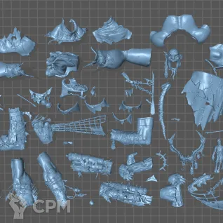 Описание картинки Kraken-eater Mega-Gargant от Fantasy Miniatures по цене 3 600руб | Свободный Рынок Миниатюр - СРМ