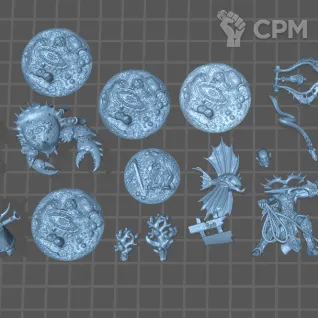 Описание картинки Elathain's Soulraid от Fantasy Miniatures по цене 1 200руб | Свободный Рынок Миниатюр - СРМ