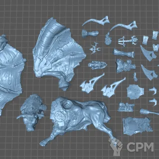 Описание картинки Drazhoath the Ashen от Fantasy Miniatures по цене 3 400руб | Свободный Рынок Миниатюр - СРМ
