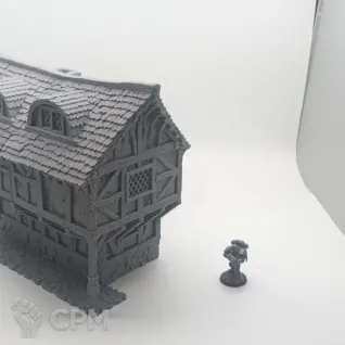 Описание картинки Дом Кузнеца - Фэнтези Террейн, City of Tarok от Terrain Print по цене 2 200руб | Свободный Рынок Миниатюр - СРМ