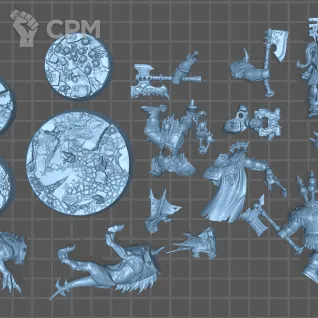 Описание картинки Magore’s Fiends от Fantasy Miniatures по цене 1 200руб | Свободный Рынок Миниатюр - СРМ