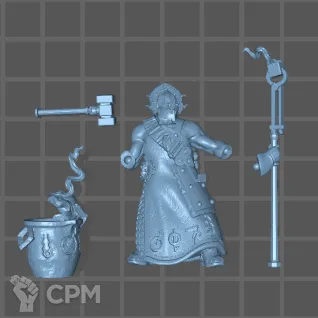 Описание картинки Alchemite Warforger от Fantasy Miniatures по цене 600руб | Свободный Рынок Миниатюр - СРМ