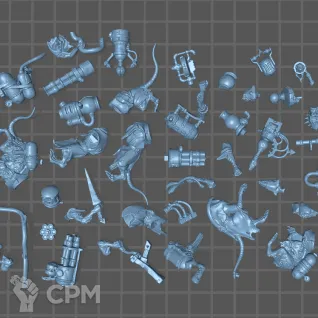 Описание картинки Warpspark Weapon Battery от Fantasy Miniatures по цене 1 200руб | Свободный Рынок Миниатюр - СРМ