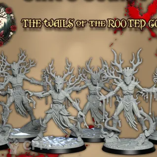 Описание картинки THE WAILS OF THE ROOTED COURT от Manufactorum76 по цене 1 000руб | Свободный Рынок Миниатюр - СРМ